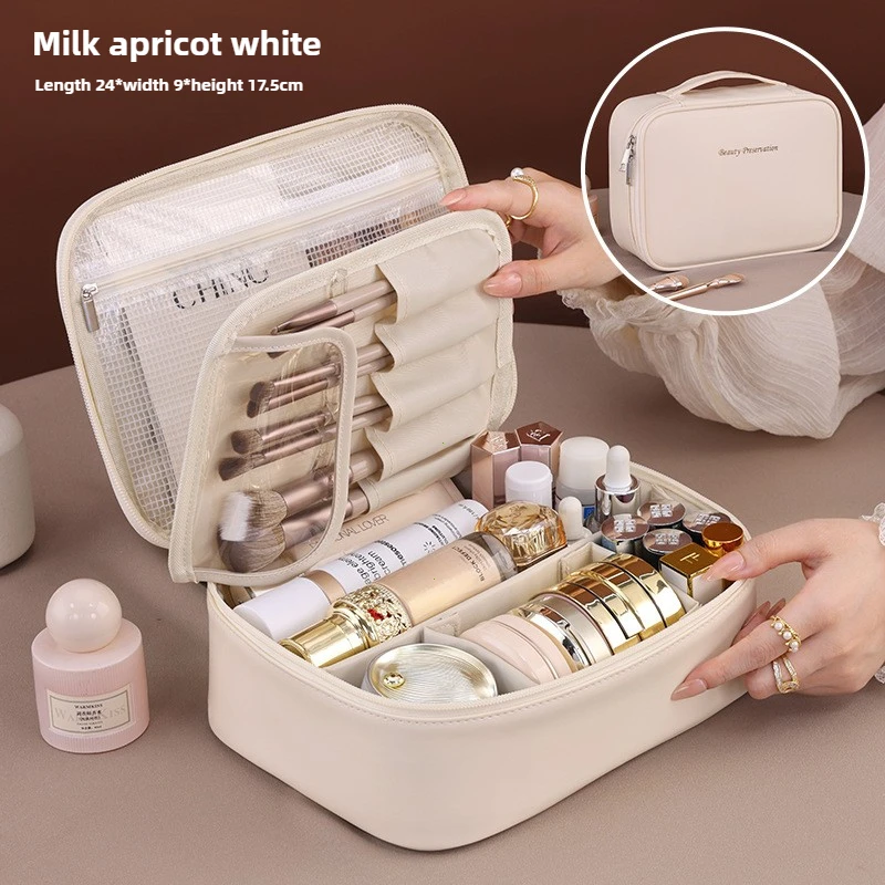 Luxury Skincare Containers - Yeni Kadın Büyük Kapasiteli Kozmetik Çantası