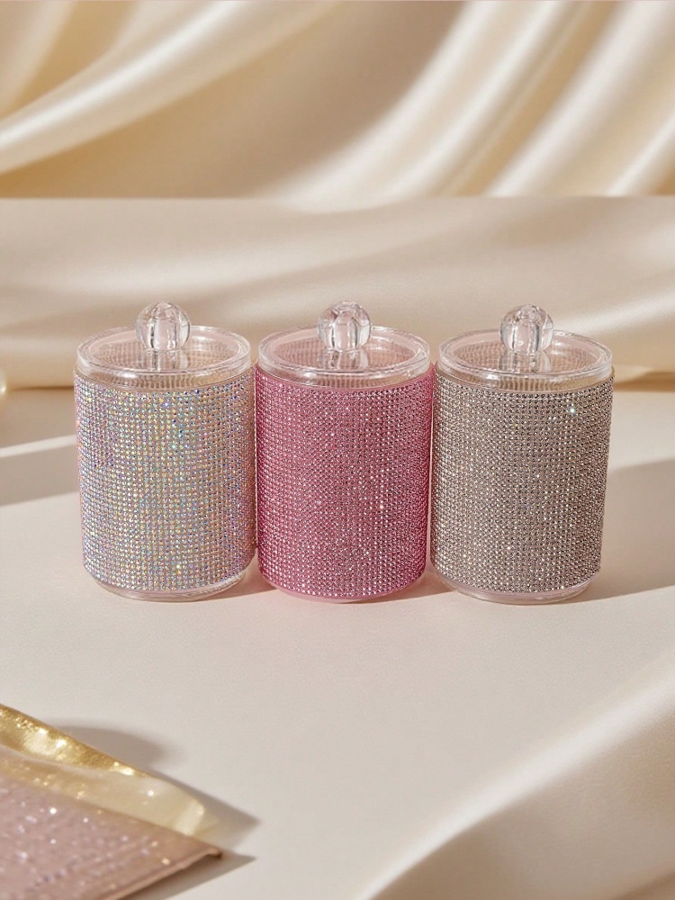 3 Renkli Lüks Elmas İşlemeli P - Luxury Skincare Containers incelemesi ve fiyatı