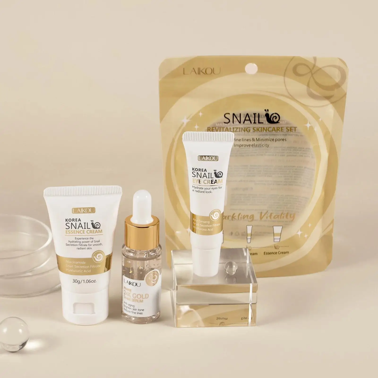 24 Ayar Altın Salyangoz Onarıc - Luxury Skincare Essence incelemesi ve fiyatı