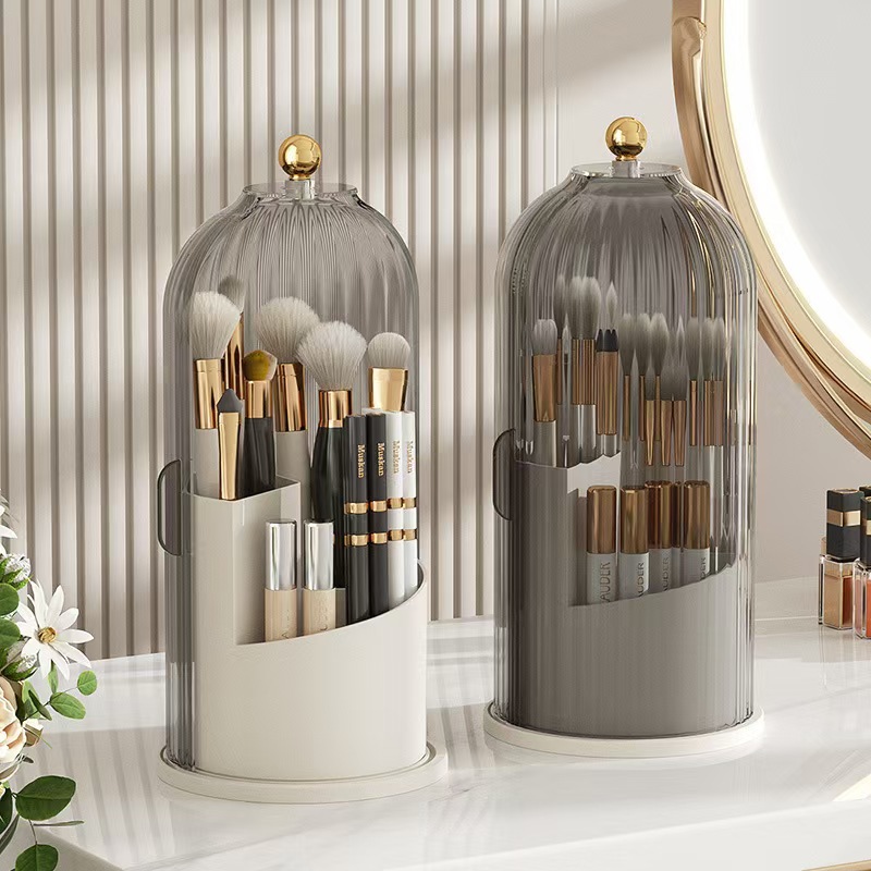 360 °   Dönen Makyaj Fırça Tut - Luxury Skincare Containers incelemesi ve fiyatı