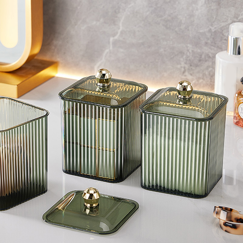 Hafif Lüks Şeffaf pamuklu çubu - Luxury Skincare Containers incelemesi ve fiyatı